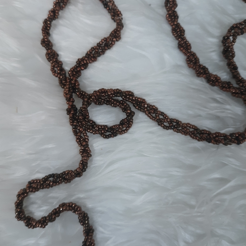 RARE Delill vtg copper beaded evening bag *P3 NWT - Picture 6 of 8